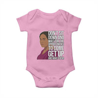 Madam CJ Walker Quote Baby Onesie Do Not Sit Down And Wait For Opportunities - Wonder Print Shop