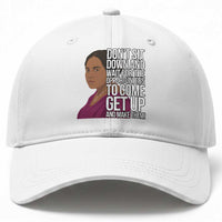 Madam CJ Walker Quote Baseball Cap Do Not Sit Down And Wait For Opportunities