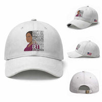 Madam CJ Walker Quote Baseball Cap Do Not Sit Down And Wait For Opportunities