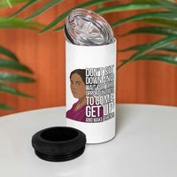 Madam CJ Walker Quote 4 in 1 Can Cooler Tumbler Do Not Sit Down And Wait For Opportunities - Wonder Print Shop