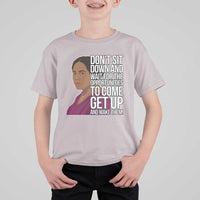 Madam CJ Walker Quote T Shirt For Kid Do Not Sit Down And Wait For Opportunities - Wonder Print Shop