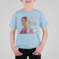 Madam CJ Walker Quote T Shirt For Kid Do Not Sit Down And Wait For Opportunities - Wonder Print Shop