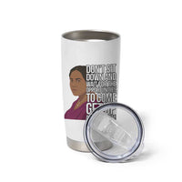 Madam CJ Walker Quote Tumbler Cup Do Not Sit Down And Wait For Opportunities - Wonder Print Shop
