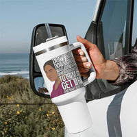 Madam CJ Walker Quote Tumbler With Handle Do Not Sit Down And Wait For Opportunities - Wonder Print Shop