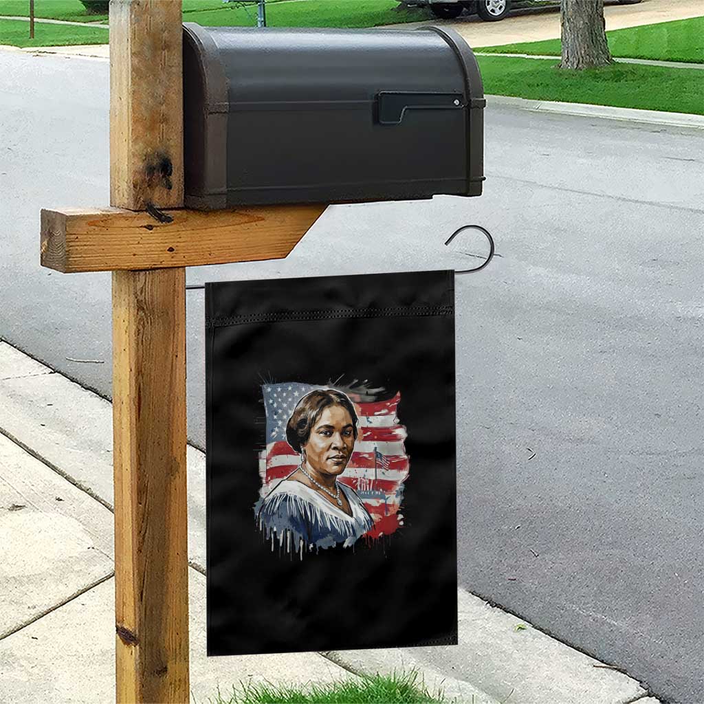Madam CJ Walker Patriotic Garden Flag Strong Black Woman Leader - Wonder Print Shop