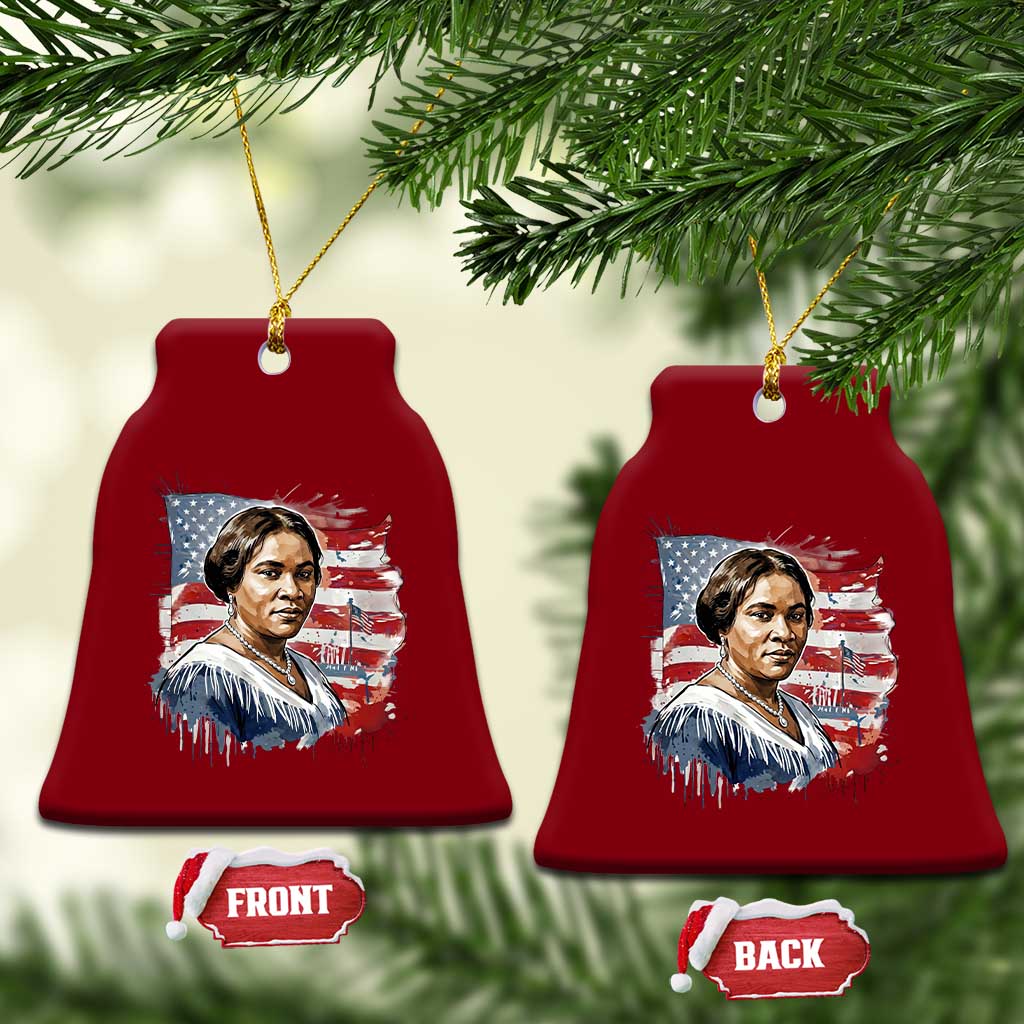 Madam CJ Walker Patriotic Ceramic Ornament Strong Black Woman Leader - Wonder Print Shop