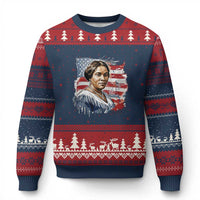 Madam CJ Walker Patriotic Ugly Christmas Sweater Strong Black Woman Leader - Wonder Print Shop