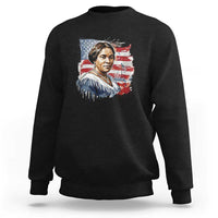 Madam CJ Walker Patriotic Sweatshirt Strong Black Woman Leader - Wonder Print Shop