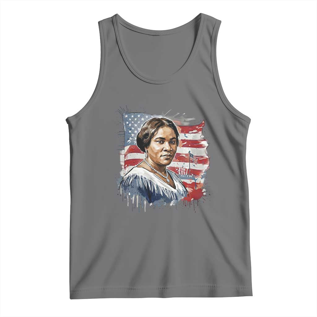 Madam CJ Walker Patriotic Tank Top Strong Black Woman Leader - Wonder Print Shop