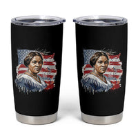 Madam CJ Walker Patriotic Tumbler Cup Strong Black Woman Leader - Wonder Print Shop