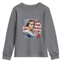 Madam CJ Walker Patriotic Youth Sweatshirt Strong Black Woman Leader - Wonder Print Shop