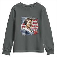 Madam CJ Walker Patriotic Youth Sweatshirt Strong Black Woman Leader - Wonder Print Shop