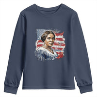 Madam CJ Walker Patriotic Youth Sweatshirt Strong Black Woman Leader - Wonder Print Shop