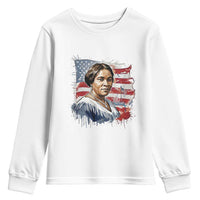 Madam CJ Walker Patriotic Youth Sweatshirt Strong Black Woman Leader - Wonder Print Shop