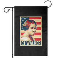 Madam CJ Walker Patriotic Garden Flag Black History Month Gift - Wonder Print Shop