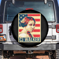 Madam CJ Walker Patriotic Spare Tire Cover Black History Month Gift - Wonder Print Shop