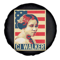 Madam CJ Walker Patriotic Spare Tire Cover Black History Month Gift - Wonder Print Shop