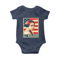 Madam CJ Walker Patriotic Baby Onesie Black History Month Gift - Wonder Print Shop