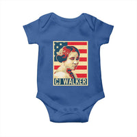 Madam CJ Walker Patriotic Baby Onesie Black History Month Gift - Wonder Print Shop
