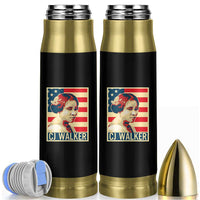 Madam CJ Walker Patriotic Bullet Tumbler Black History Month Gift - Wonder Print Shop