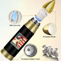 Madam CJ Walker Patriotic Bullet Tumbler Black History Month Gift - Wonder Print Shop