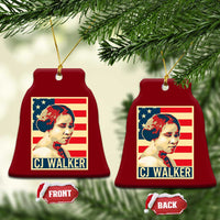 Madam CJ Walker Patriotic Ceramic Ornament Black History Month Gift - Wonder Print Shop