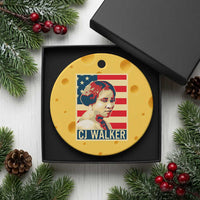 Madam CJ Walker Patriotic Ceramic Ornament Black History Month Gift - Wonder Print Shop