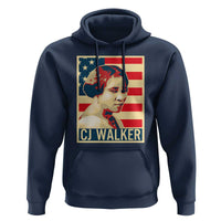 Madam CJ Walker Patriotic Hoodie Black History Month Gift - Wonder Print Shop