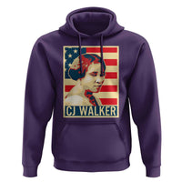 Madam CJ Walker Patriotic Hoodie Black History Month Gift - Wonder Print Shop