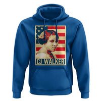 Madam CJ Walker Patriotic Hoodie Black History Month Gift - Wonder Print Shop
