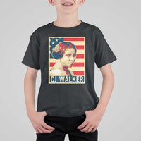 Madam CJ Walker Patriotic T Shirt For Kid Black History Month Gift - Wonder Print Shop