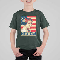 Madam CJ Walker Patriotic T Shirt For Kid Black History Month Gift - Wonder Print Shop
