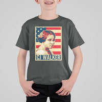 Madam CJ Walker Patriotic T Shirt For Kid Black History Month Gift - Wonder Print Shop