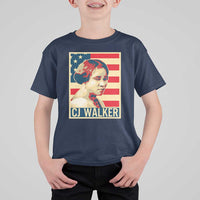 Madam CJ Walker Patriotic T Shirt For Kid Black History Month Gift - Wonder Print Shop