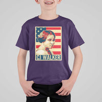 Madam CJ Walker Patriotic T Shirt For Kid Black History Month Gift - Wonder Print Shop
