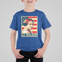 Madam CJ Walker Patriotic T Shirt For Kid Black History Month Gift - Wonder Print Shop