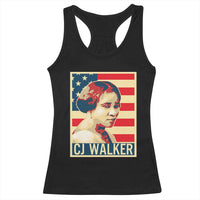 Madam CJ Walker Patriotic Racerback Tank Top Black History Month Gift - Wonder Print Shop