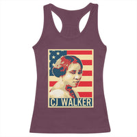 Madam CJ Walker Patriotic Racerback Tank Top Black History Month Gift - Wonder Print Shop