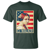 Madam CJ Walker Patriotic T Shirt Black History Month Gift - Wonder Print Shop