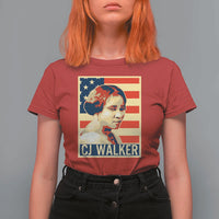 Madam CJ Walker Patriotic T Shirt For Women Black History Month Gift - Wonder Print Shop