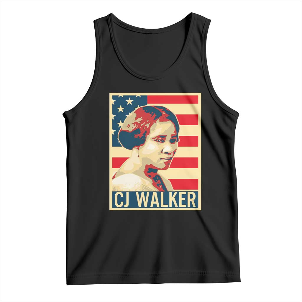 Madam CJ Walker Patriotic Tank Top Black History Month Gift - Wonder Print Shop
