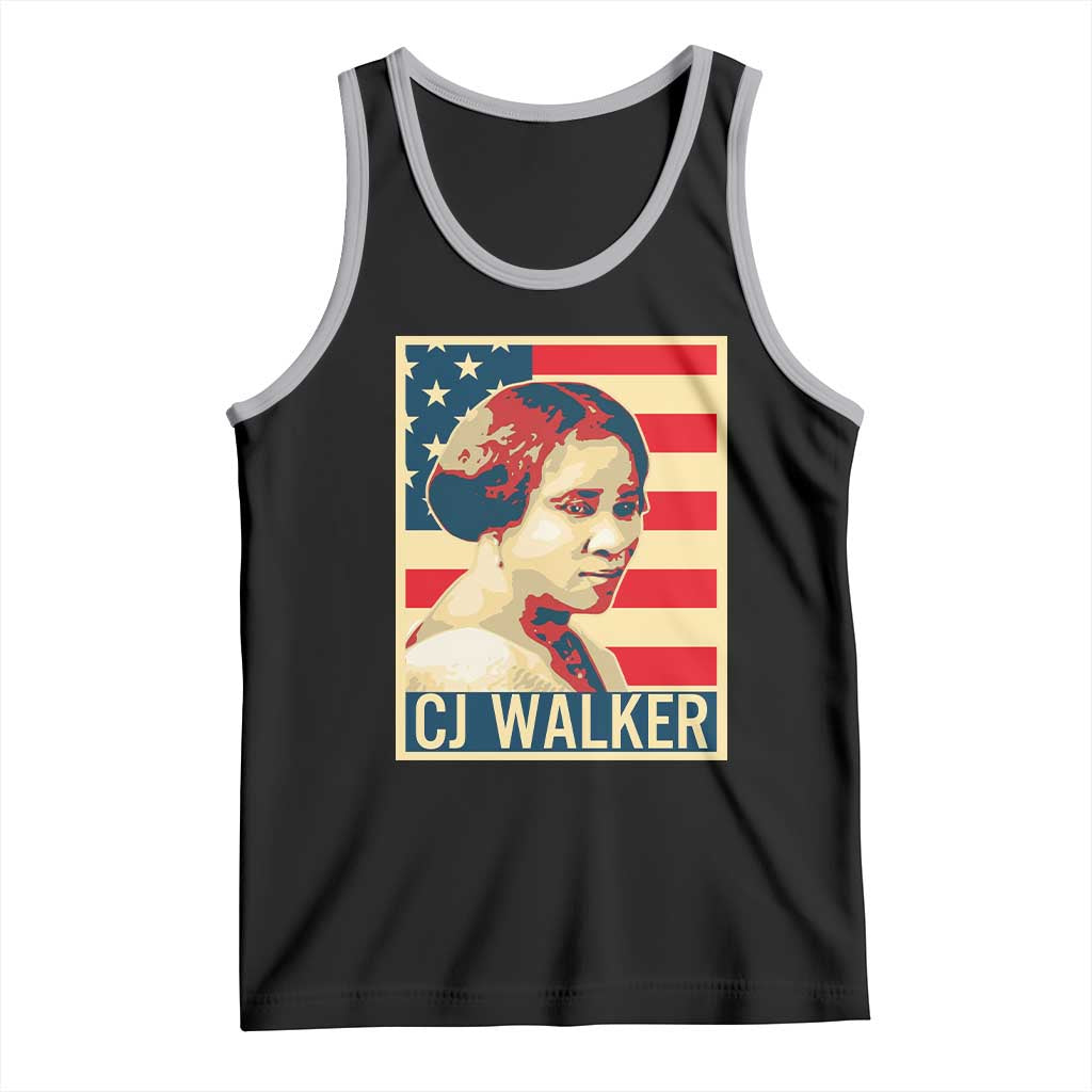 Madam CJ Walker Patriotic Tank Top Black History Month Gift - Wonder Print Shop