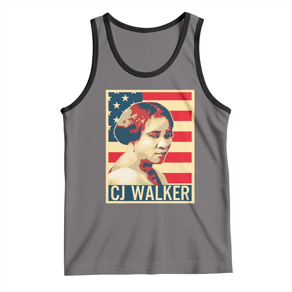 Madam CJ Walker Patriotic Tank Top Black History Month Gift - Wonder Print Shop