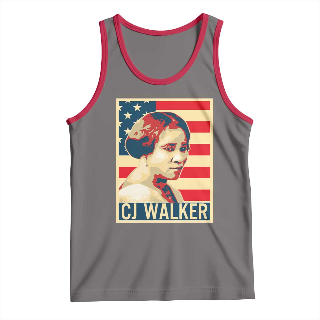 Madam CJ Walker Patriotic Tank Top Black History Month Gift - Wonder Print Shop