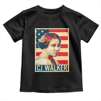 Madam CJ Walker Patriotic Toddler T Shirt Black History Month Gift - Wonder Print Shop