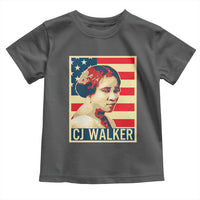 Madam CJ Walker Patriotic Toddler T Shirt Black History Month Gift - Wonder Print Shop