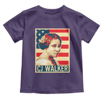 Madam CJ Walker Patriotic Toddler T Shirt Black History Month Gift - Wonder Print Shop