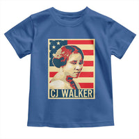 Madam CJ Walker Patriotic Toddler T Shirt Black History Month Gift - Wonder Print Shop
