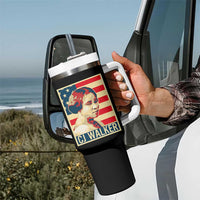 Madam CJ Walker Patriotic Tumbler With Handle Black History Month Gift - Wonder Print Shop