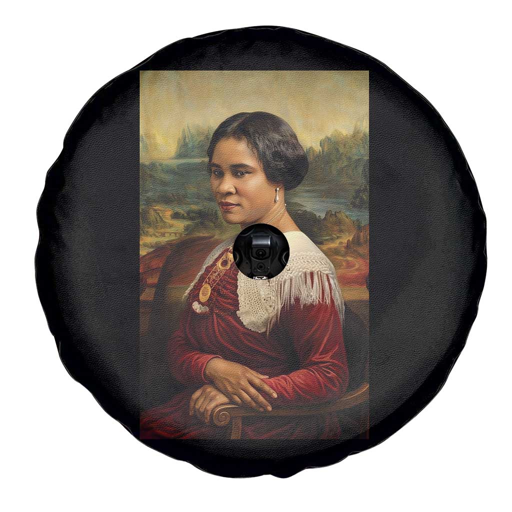 Madam CJ Walker Mona Lisa Spare Tire Cover Black History Month Gift - Wonder Print Shop